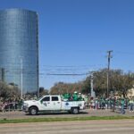 Emertech Electrical float in the Greenville Avenue Parade in Dallas, TX 75206